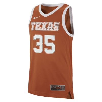 Camiseta de básquetbol para hombre Nike College Replica (Texas). Nike.com