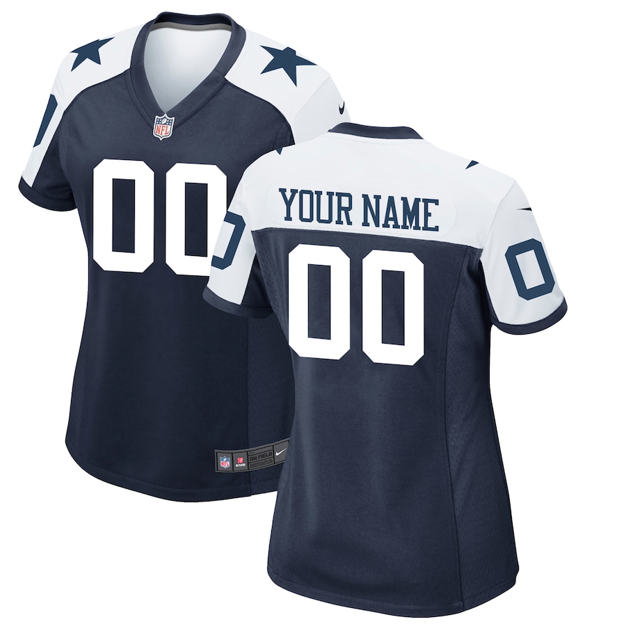 Women’s Dallas Cowboys Nike Navy Custom Throwback Game Jersey – DALLAS ...