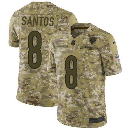 Bears #8 Cairo Santos Camo Men's Stitched NFL Limited 2024 Salute To Service Jersey