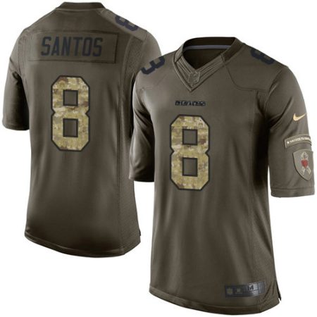 Bears #8 Cairo Santos Green Men's Stitched NFL Limited 2024 Salute To Service Jersey