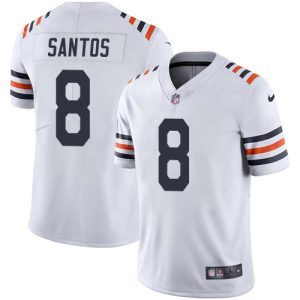 Bears #8 Cairo Santos White Men's 2024 Alternate Classic Stitched NFL Vapor Untouchable Limited Jersey