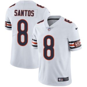 bears #8 cairo santos white white men's stitched nfl vapor untouchable limited wholesale jersey