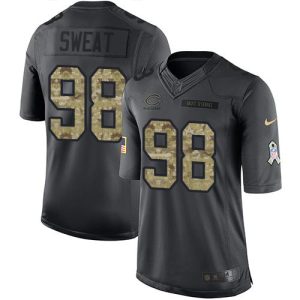 wholesale Bears #98 Montez Sweat Black Men's Stitched NFL Limited 2024 Salute to Service Jersey