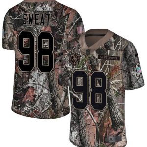 Bears #98 Montez Sweat Camo Men's Stitched NFL Limited Rush Realtree Jersey