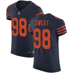 bears #98 montez sweat navy blue alternate men's stitched nfl vapor untouchable elite cheap jersey