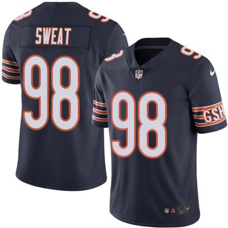 Bears #98 Montez Sweat Navy Blue Team Color Men's Stitched NFL Vapor Untouchable Limited Jersey