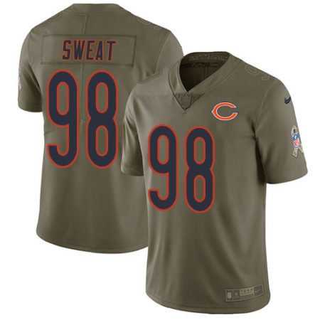 wholesale Bears #98 Montez Sweat Olive Men's Stitched NFL Limited 2024 Salute To Service Jersey