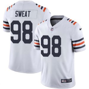 cheap Bears #98 Montez Sweat White Men's 2024 Alternate Classic Stitched NFL Vapor Untouchable Limited Jersey