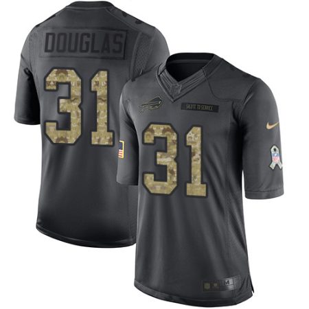 Bills #31 Rasul Douglas Black Men's Stitched NFL Limited 2024 Salute to Service Jersey