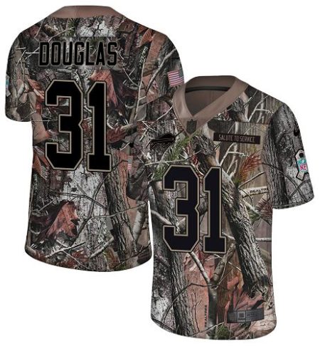 Bills #31 Rasul Douglas Camo Men's Stitched NFL Limited Rush Realtree Jersey