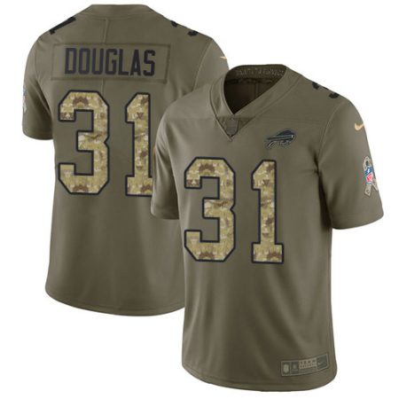 Bills #31 Rasul Douglas Olive/Camo Men's Stitched NFL Limited 2024 Salute To Service Jersey