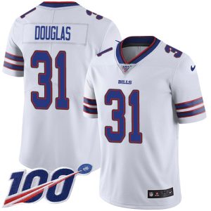 bills #31 rasul douglas white men's stitched nfl 100th season vapor untouchable limited wholesale jersey