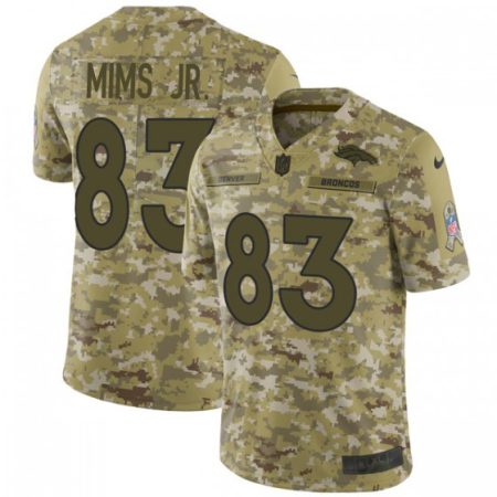 Broncos #83 Marvin Mims Jr. Camo Men's Stitched NFL Limited 2024 Salute To Service Jersey