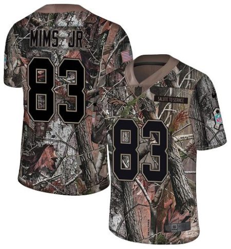 Broncos #83 Marvin Mims Jr. Camo Men's Stitched NFL Limited Rush Realtree Jersey