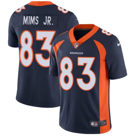 Broncos #83 Marvin Mims Jr. Navy Blue Alternate Men's Stitched NFL Vapor Untouchable Limited Jersey