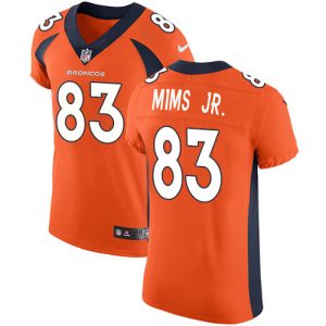 broncos #83 marvin mims jr. orange team color men's stitched nfl vapor untouchable elite wholesale jersey