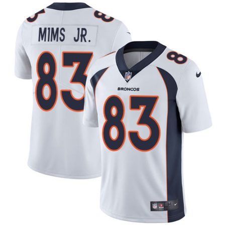 Broncos #83 Marvin Mims Jr. White Men's Stitched NFL Vapor Untouchable Limited Jersey