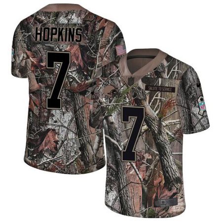 wholesale Browns #7 Dustin Hopkins Camo Men's Stitched NFL Limited Rush Realtree Jersey