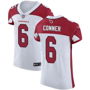 Cardinals #6 James Conner White Men's Stitched NFL Vapor Untouchable Elite Jersey