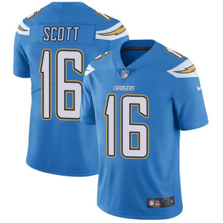 Chargers #16 J.K. Scott Electric Blue Alternate Men's Stitched NFL Vapor Untouchable Limited Jersey