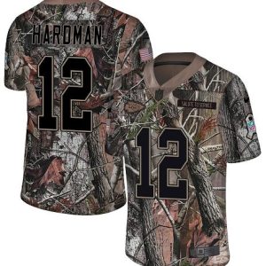 wholesale Chiefs #12 Mecole Hardman Camo Men's Stitched NFL Limited Rush Realtree Jersey