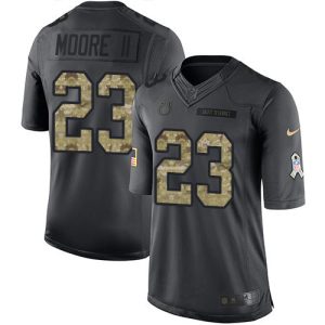 colts #23 kenny moore ii black men's stitched nfl limited 2024 salute to service wholesale jersey