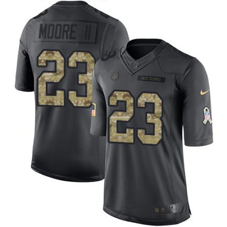 colts #23 kenny moore ii black men's stitched nfl limited 2024 salute to service wholesale jersey