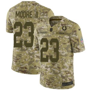 Colts #23 Kenny Moore II Camo Men's Stitched NFL Limited 2024 Salute To Service Jersey