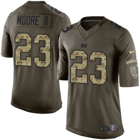 colts #23 kenny moore ii green men's stitched nfl limited 2024 salute to service cheap jersey