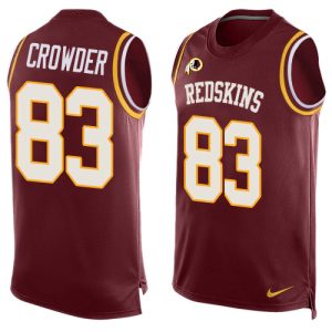 Commanders #83 Jamison Crowder Burgundy Red Team Color Men's Stitched NFL Limited Tank Top Jersey