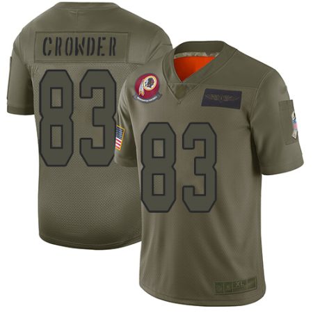 Commanders #83 Jamison Crowder Camo Men's Stitched NFL Limited 2024 Salute To Service Jersey