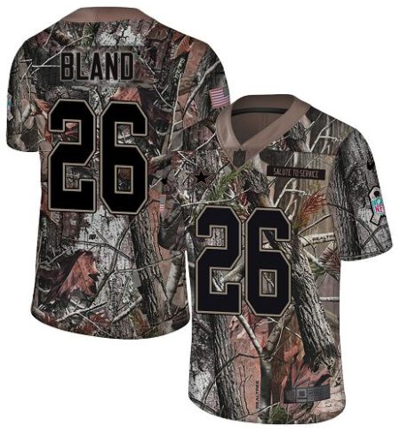 Cowboys #26 DaRon Bland Camo Men's Stitched NFL Limited Rush Realtree Jersey