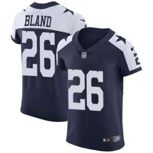 Cowboys #26 DaRon Bland Navy Blue Thanksgiving Men's Stitched NFL Vapor Untouchable Throwback Elite Jersey