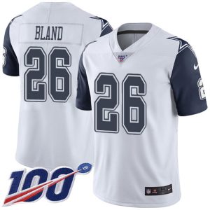 Cowboys #26 DaRon Bland White Men's Stitched NFL Limited Rush 100th Season Jersey