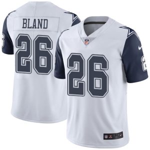 Cowboys #26 DaRon Bland White Men's Stitched NFL Limited Rush Jersey