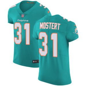 Dolphins #31 Raheem Mostert Aqua Green Team Color Men's Stitched NFL Vapor Untouchable Elite Jersey