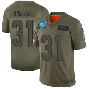 Dolphins #31 Raheem Mostert Camo Men's Stitched NFL Limited 2024 Salute To Service Jersey