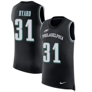 Eagles #31 Kevin Byard Black Alternate Men's Stitched NFL Limited Rush Tank Top Jersey