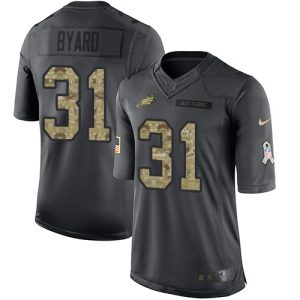 cheap Eagles #31 Kevin Byard Black Men's Stitched NFL Limited 2024 Salute to Service Jersey