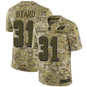 Eagles #31 Kevin Byard Camo Men's Stitched NFL Limited 2024 Salute To Service Jersey