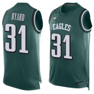 Eagles #31 Kevin Byard Green Team Color Men's Stitched NFL Limited Tank Top Jersey