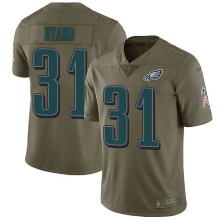 Eagles #31 Kevin Byard Olive Men's Stitched NFL Limited 2024 Salute To Service Jersey