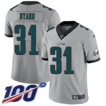 wholesale Eagles #31 Kevin Byard Silver Men's Stitched NFL Limited Inverted Legend 100th Season Jersey