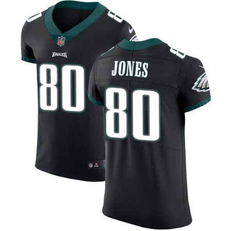 Eagles #80 Julio Jones Black Alternate Men's Stitched NFL New Elite Jersey