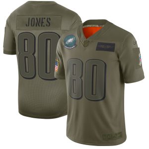 Eagles #80 Julio Jones Camo Men's Stitched NFL Limited 2024 Salute To Service Jersey