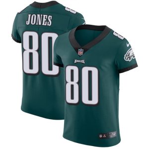 Eagles #80 Julio Jones Green Team Color Men's Stitched NFL Vapor Untouchable Elite Jersey