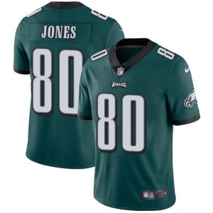 Eagles #80 Julio Jones Green Team Color Men's Stitched NFL Vapor Untouchable Limited Jersey