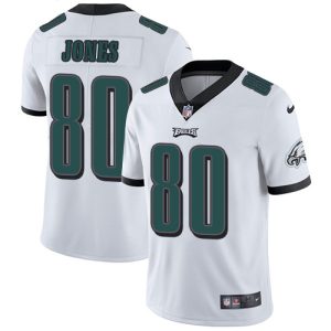 Eagles #80 Julio Jones White Men's Stitched NFL Vapor Untouchable Limited Jersey