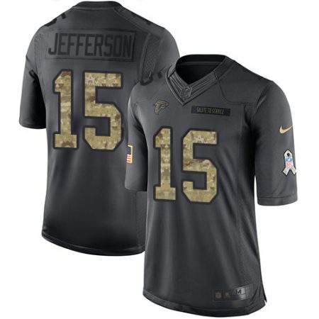 falcons #15 van jefferson black men's stitched nfl limited 2024 salute to service wholesale jersey