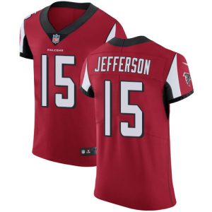 falcons #15 van jefferson red team color men's stitched nfl vapor untouchable elite wholesale jersey